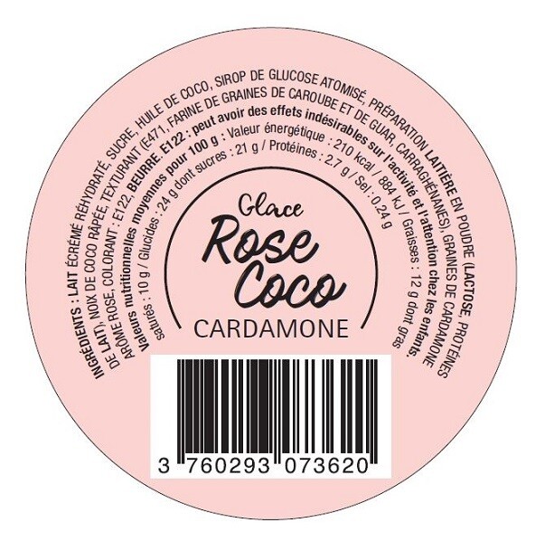 GLACE ROSE COCO CARDAMONE (x24)