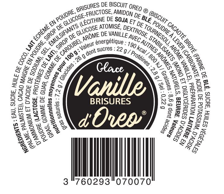 VANILLE BRISURES D'OREO® (x12)