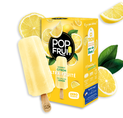 POP FRUIT CITRON (X4)