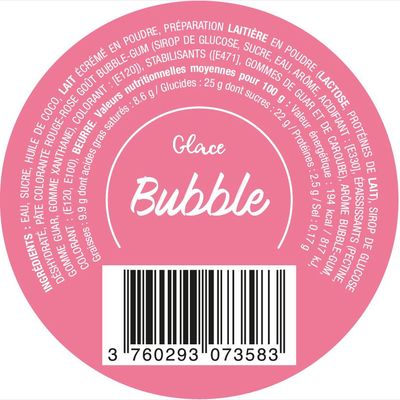 GLACE BUBBLE GUM (X24)