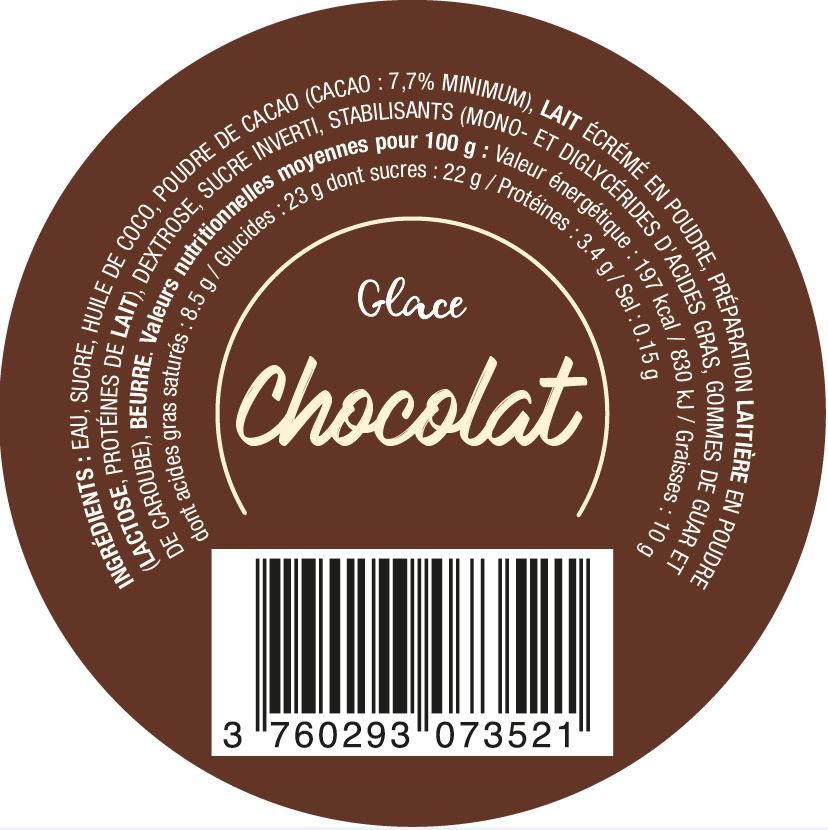 GLACE CHOCOLAT (x24)