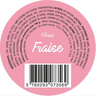 GLACE FRAISE (x24)