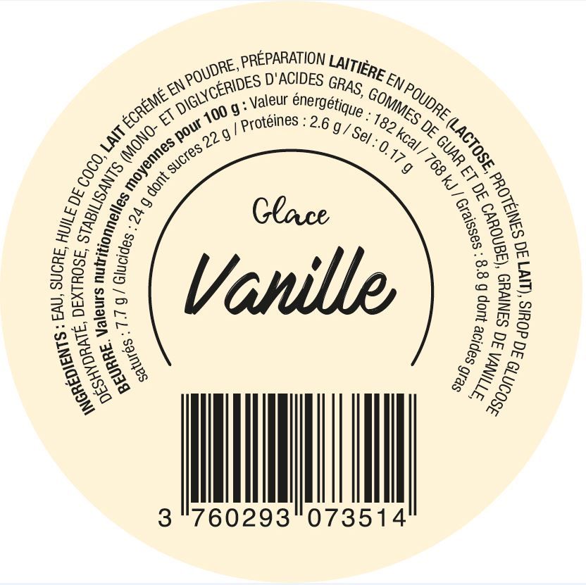 GLACE VANILLE (x24)