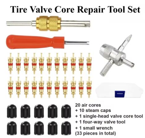 Schrader Tyre Valve Core Repair Kit Large Schrader Tyre Valve Core Repair Kit Large