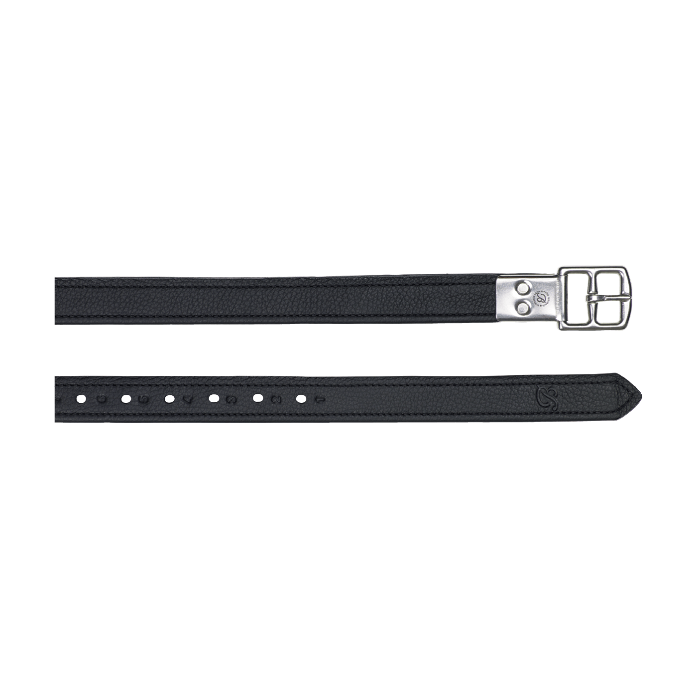 Bates Stirrup Leathers, Size/Colour: Black 147cm/58''