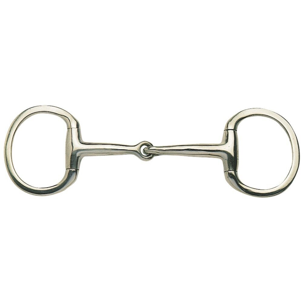 Equi-steel Thin Mouth Eggbutt Snaffle, Size: 11.5cm