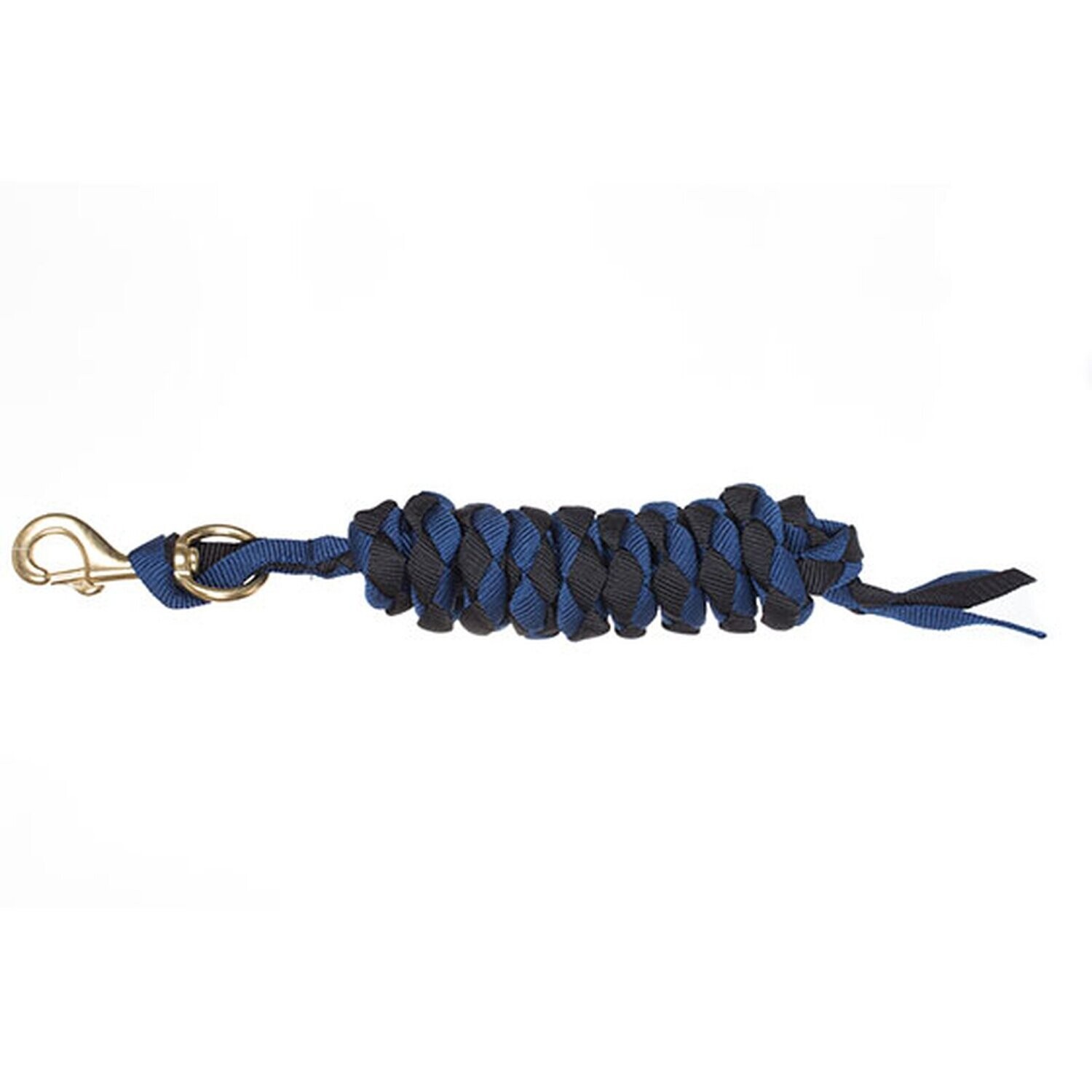 Finntack Nylon Lead Rope, Colour: Black/Blue