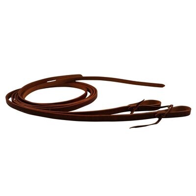 Texas Tack 5/8'' Oiled Pull Up Reins 8''