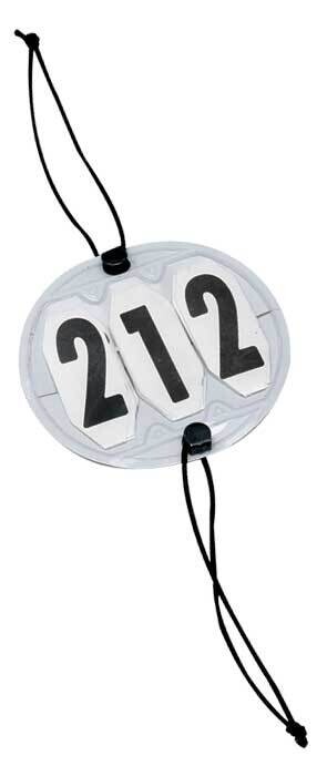 Zilco Competition Bridle Number Set, Size: 3 Digit