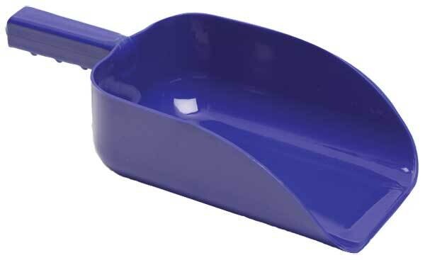 Zilco Plastic Feed Scoop, Colour: Blue