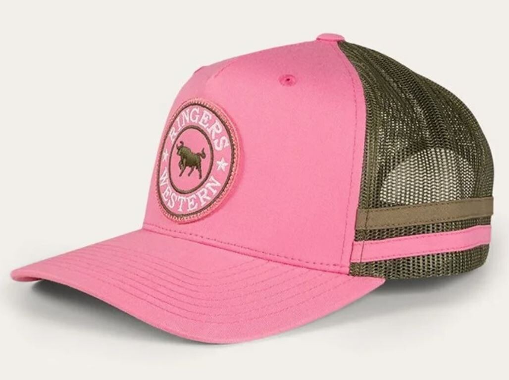 Ringers Western McCoy Truckers Cap, Colour: Melon/Army