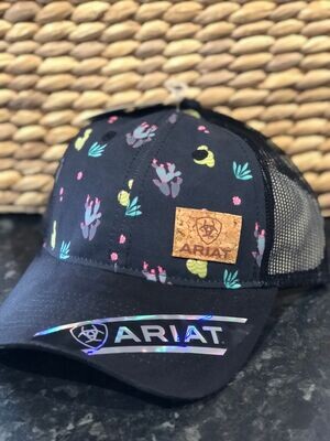 Ariat Black Cactus Cap