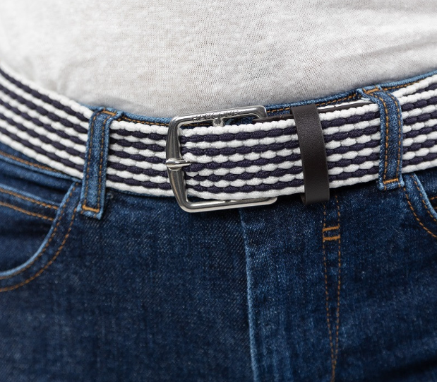 Brume Belt, Size: Small, Colour: White/ Black