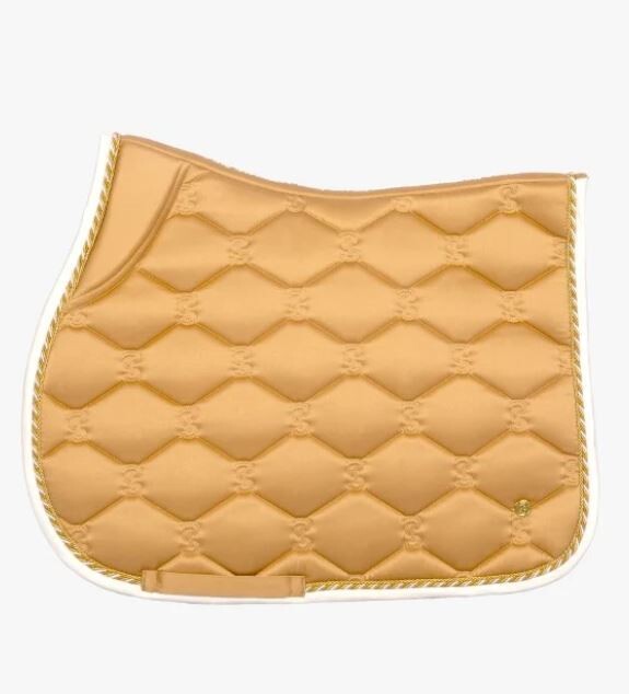 PS Of Sweden SS24 Signature Saddle Pad, Colour: Golden, Size: Full, Cut: Jump