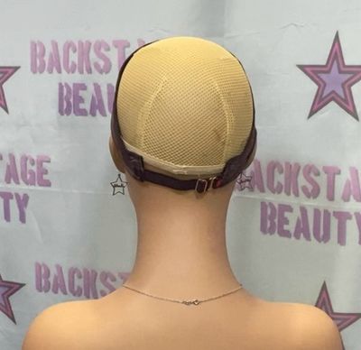 Velvet Wig Grip w/Elastic Adjustable back - BROWN