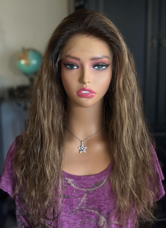 Destiny Wavy - Maple Sugar Swirl -DeeVa Hair - 22" (Med Cap) Destiny Wavy - Maple Sugar Swirl -DeeVa Hair - 22" (Med Cap)