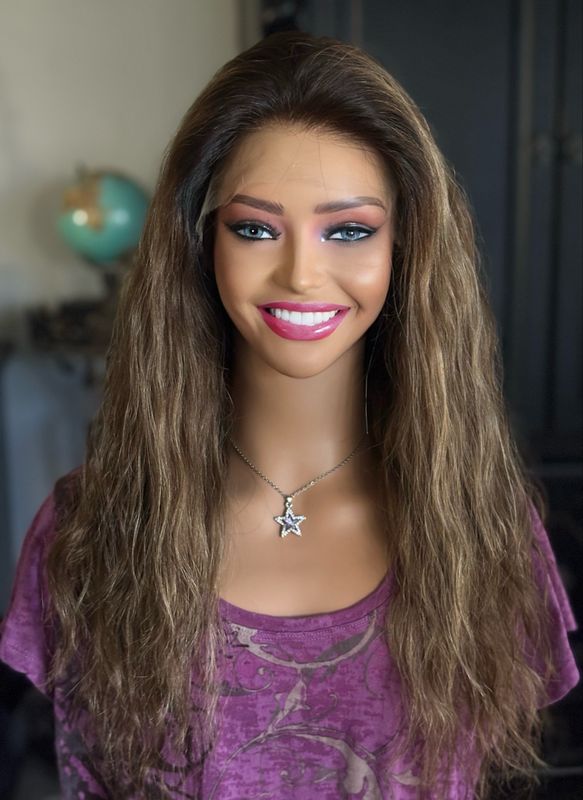 Destiny Wavy - Maple Sugar Swirl -DeeVa Hair - 22" (Med Cap) Destiny Wavy - Maple Sugar Swirl -DeeVa Hair - 22" (Med Cap)