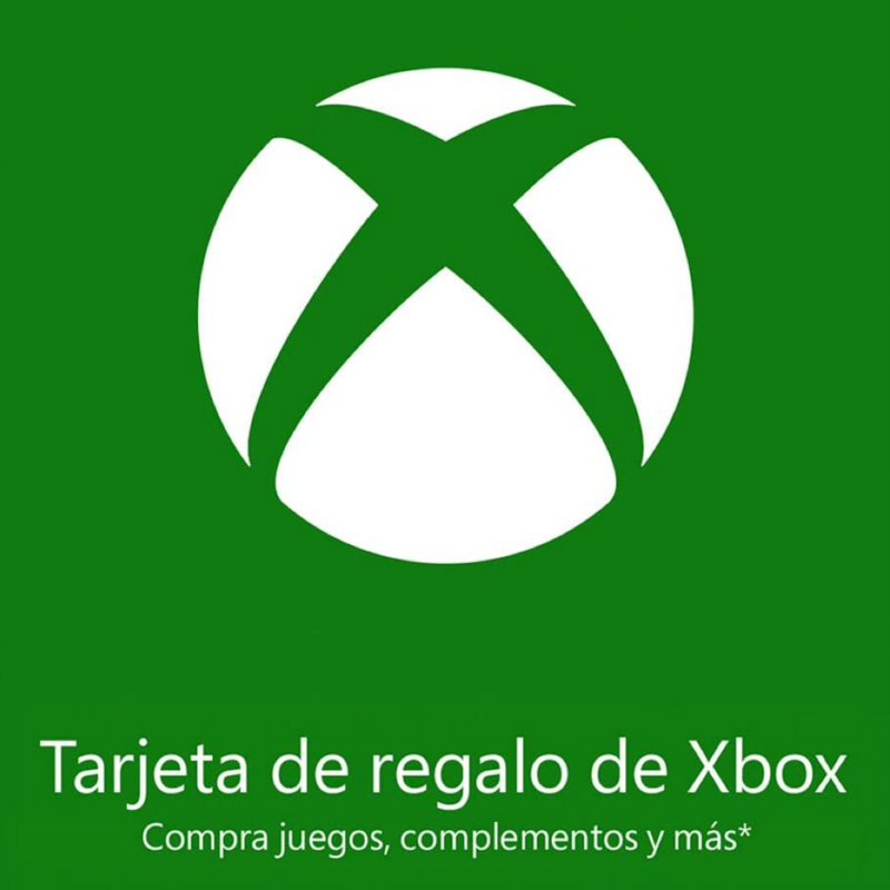 Xbox Gift Card / Tarjeta de Regalo, $300 MXN