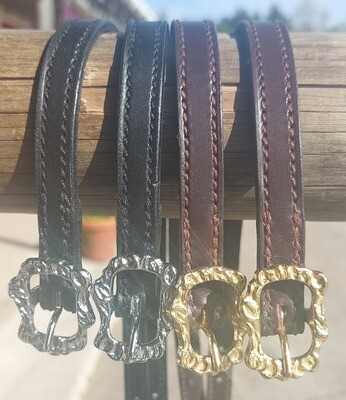 Spur Straps with Portuguese Buckle