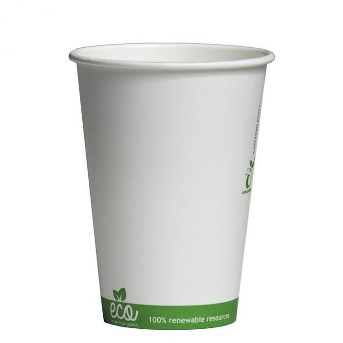 Kartonnen Biologisch Afbreekbare Koffiebeker 180CC/7.5OZ - 1.000 ST/DS.