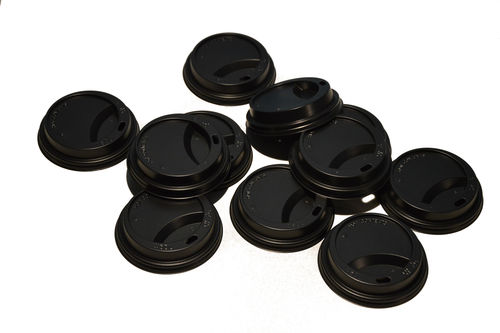 Koffiebeker Deksels ZWART Ø80MM / 8OZ- 1.000 ST/DS