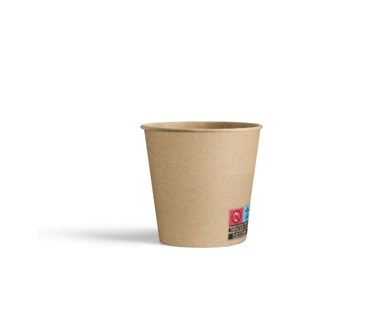 Koffiebekers Karton Kraft 120CC/4 OZ - 1.000ST/DS,