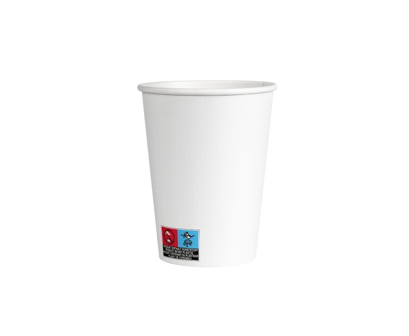 Koffiebekers Karton WIT 275CC/10 OZ - 1.000 st.,