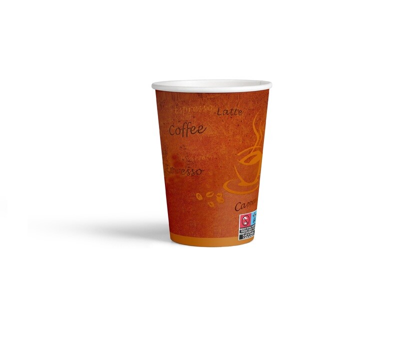 Kartonnen Koffiebekers 220CC /8OZ - 1.000 ST/DS, 
Coffee-Gold