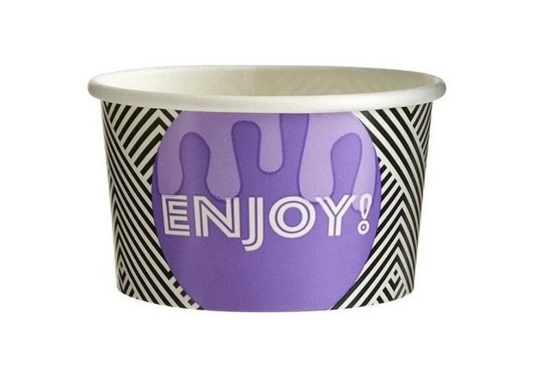 IJsbeker Karton &#39;Enjoy&#39; 240ml/8 OZ - 1.000 st.