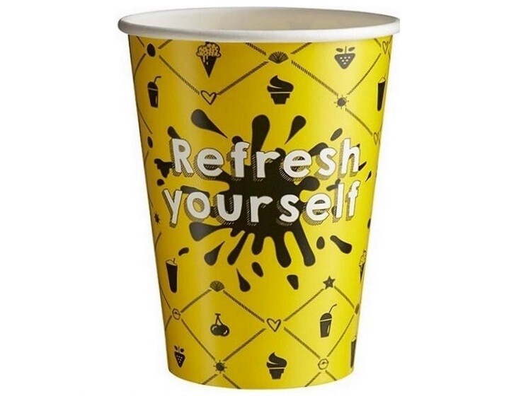 Milkshakebeker &#39;Refresh Yourself&#39; 340CC/12OZ - 1.000st.