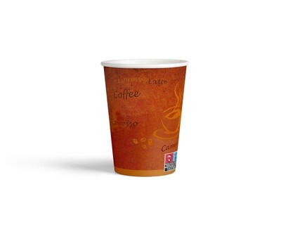 Kartonnen Koffiebekers 165CC /6.5OZ - 1.000 ST/DS, 
Coffee-Gold