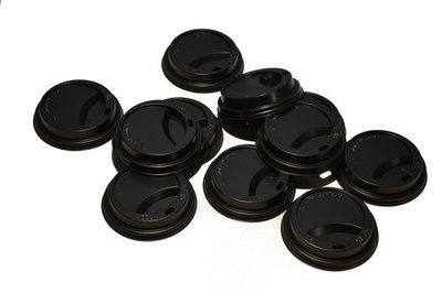 Koffiebeker Deksels ZWART Ø90MM / 12OZ- 1.000 ST/DS Koffiebeker Deksels ZWART Ø90MM / 12OZ- 1.000 ST/DS