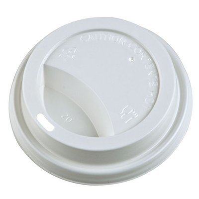 Koffiebeker Deksels WIT Ø73MM/9OZ- 1.000 ST/DS Koffiebeker Deksels WIT Ø73MM/9OZ- 1.000 ST/DS