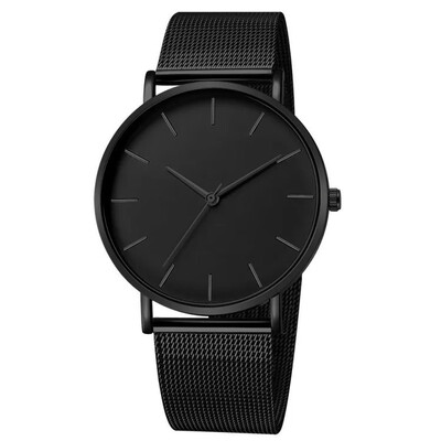 Reloj elegante para caballero con correa de acero 🕙