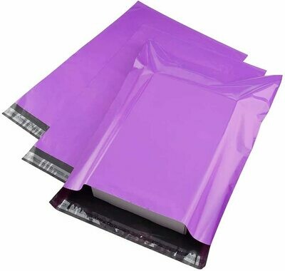10x13 Inches Purple Poly Mailers