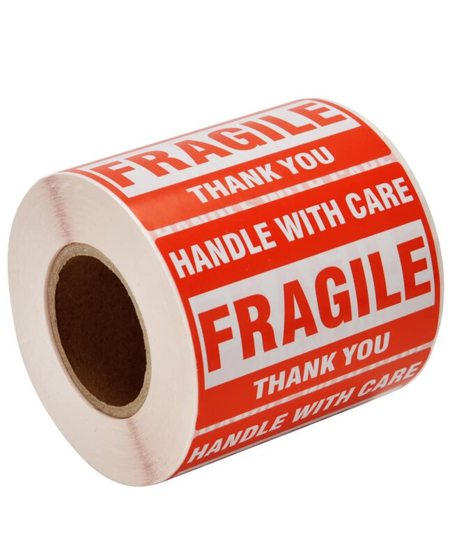2”x3” Fragile Stickers