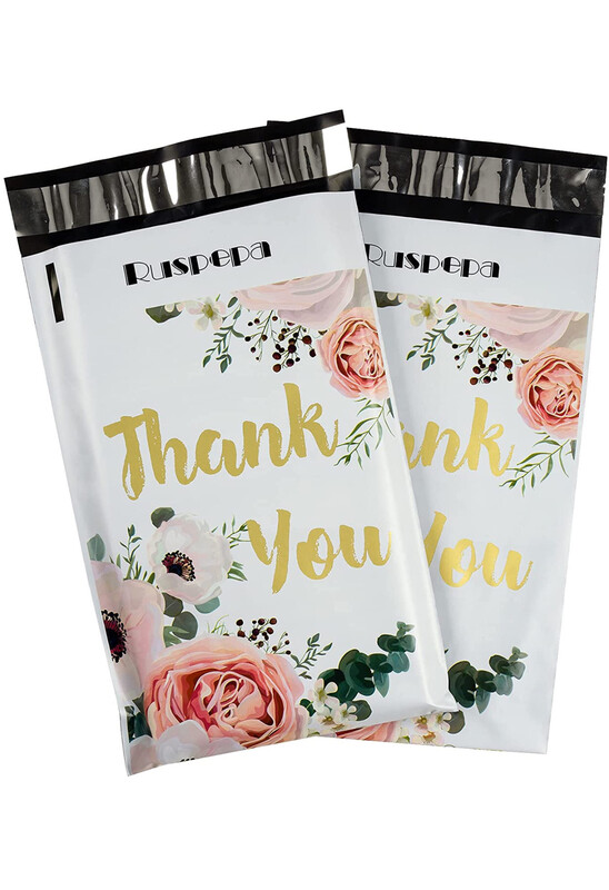 6x9 Inch Thank You Poly Mailers