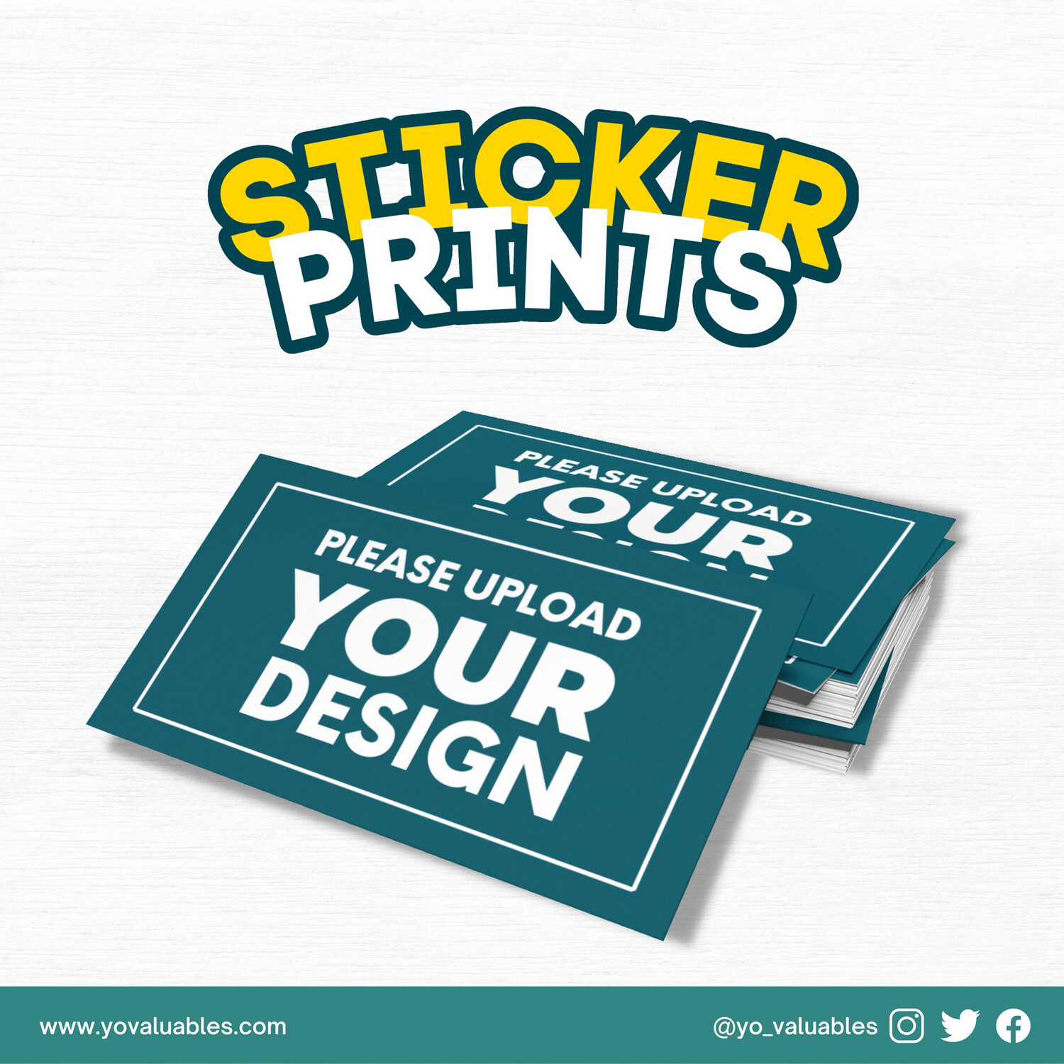 Custom Sized Rectangle Labels/Stickers