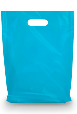 9x12 Inches Teal Merchandise Bags