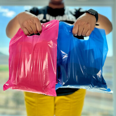 9x12 Inches Pink Merchandise Bags