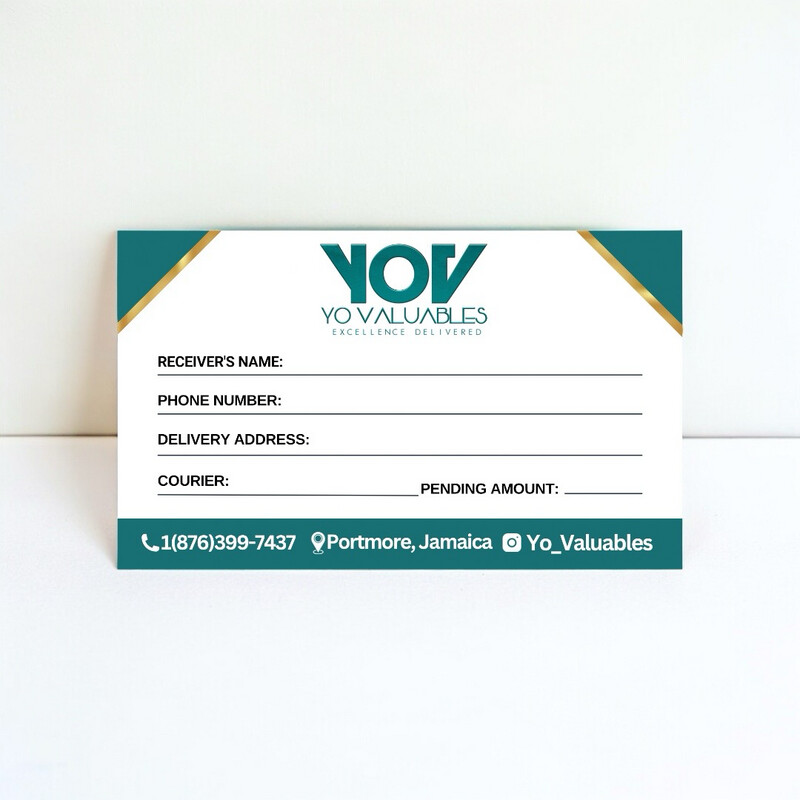 Large Delivery Sticker (Free Templates)