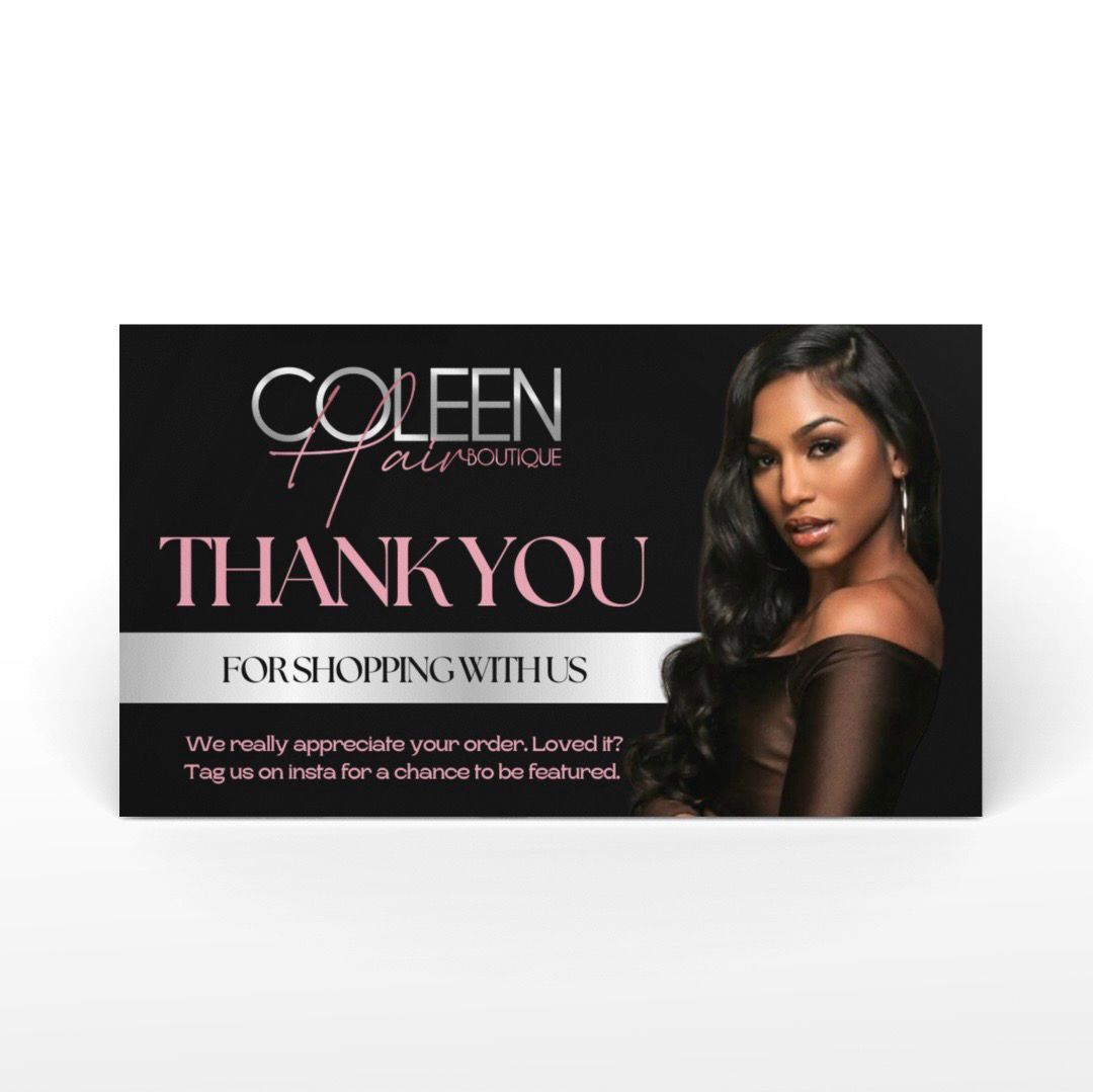 Thank you card prints