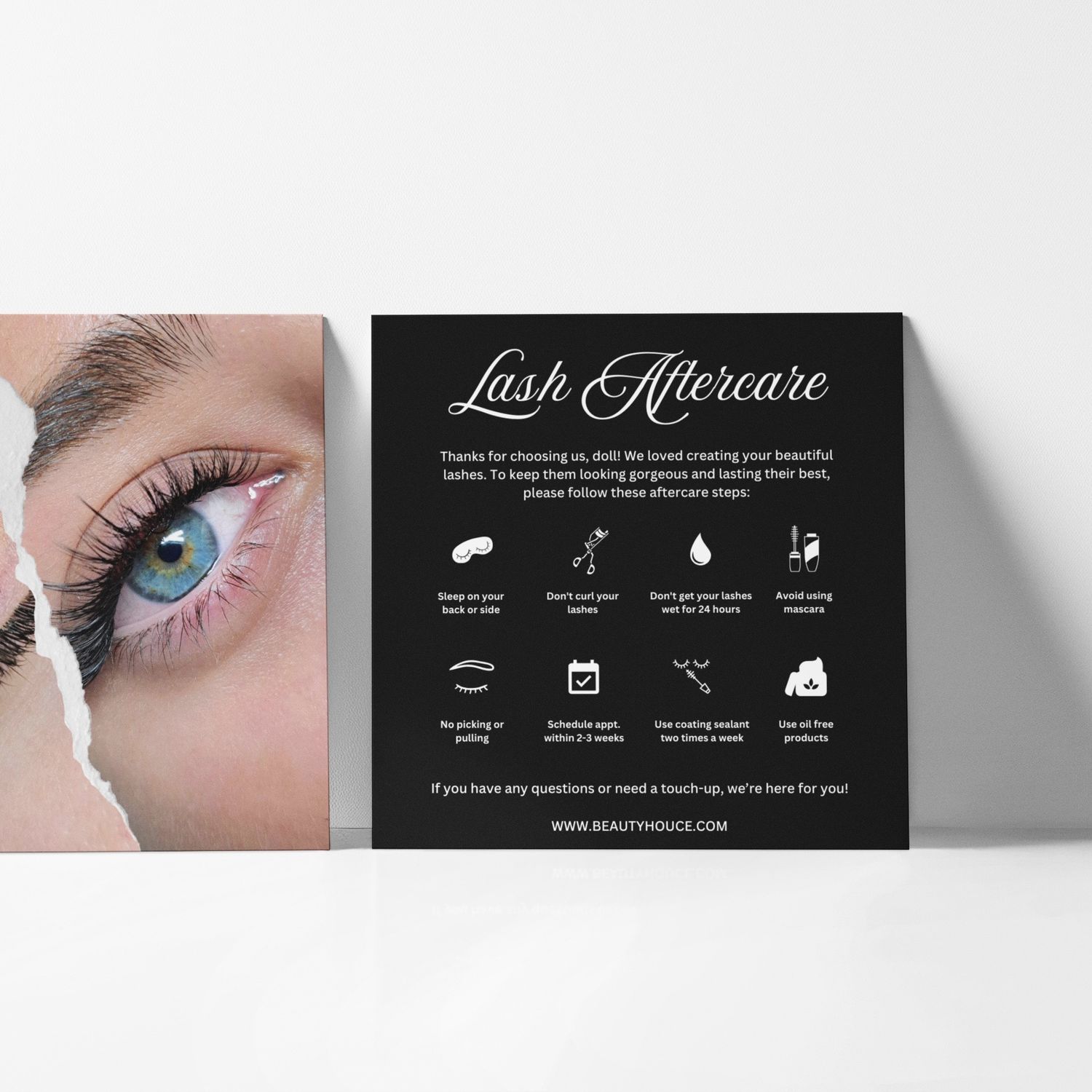 Aftercare Beauty Cards