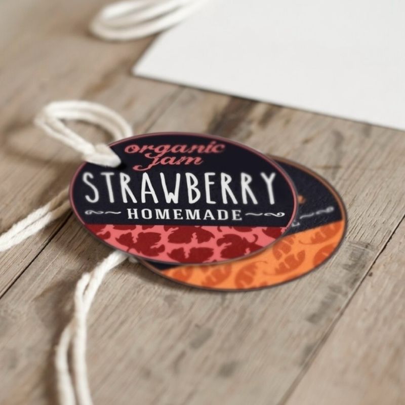 Circular Hang Tag Prints