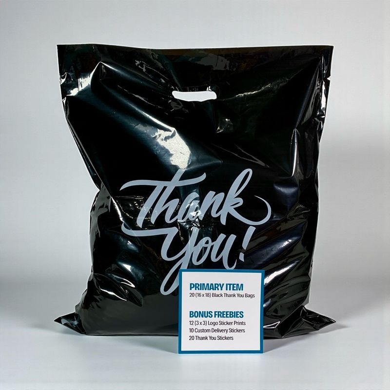 Black Luxe Thank You Mini Bundle 16x18