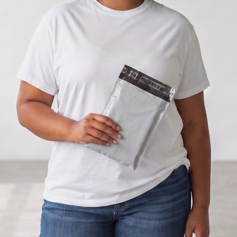 6x9 Inches Light Grey Poly Mailers