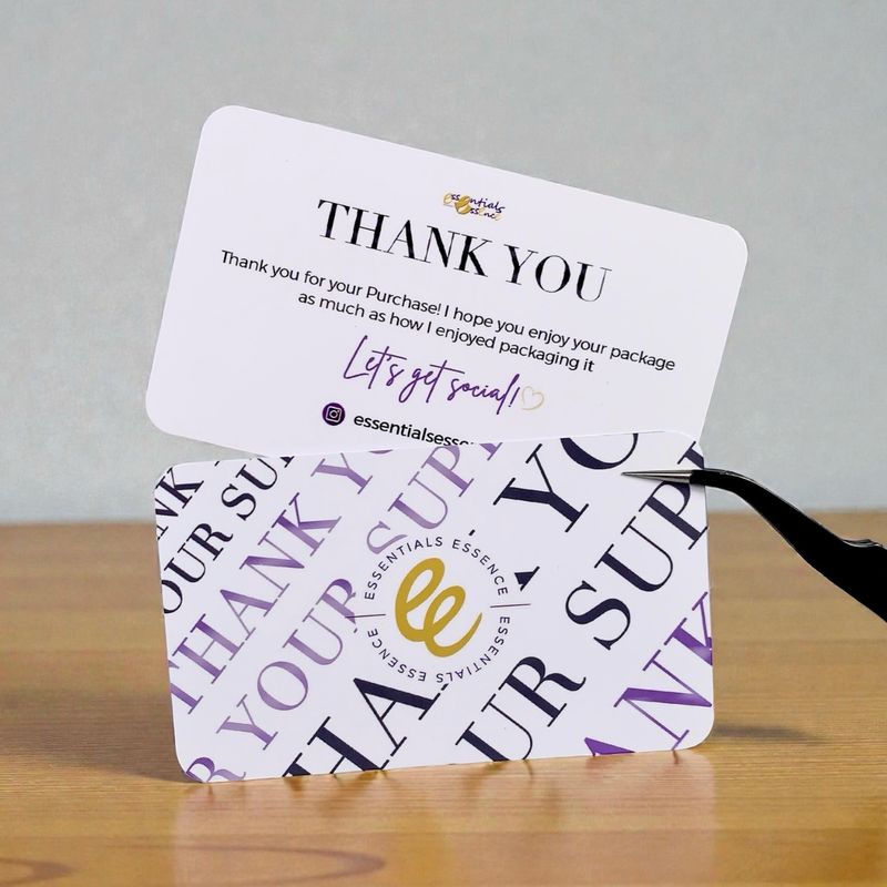 Thank you card prints