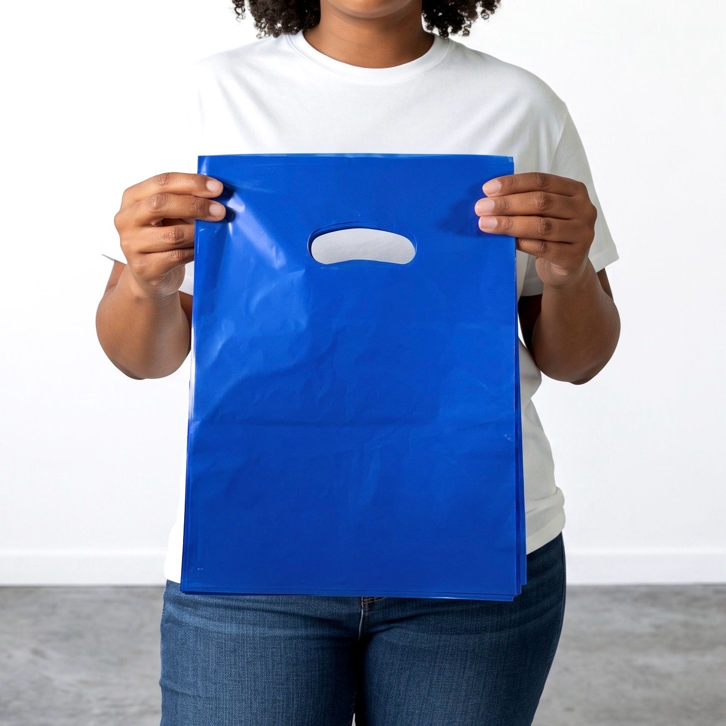 9x12 Inches Blue Merchandise Bags