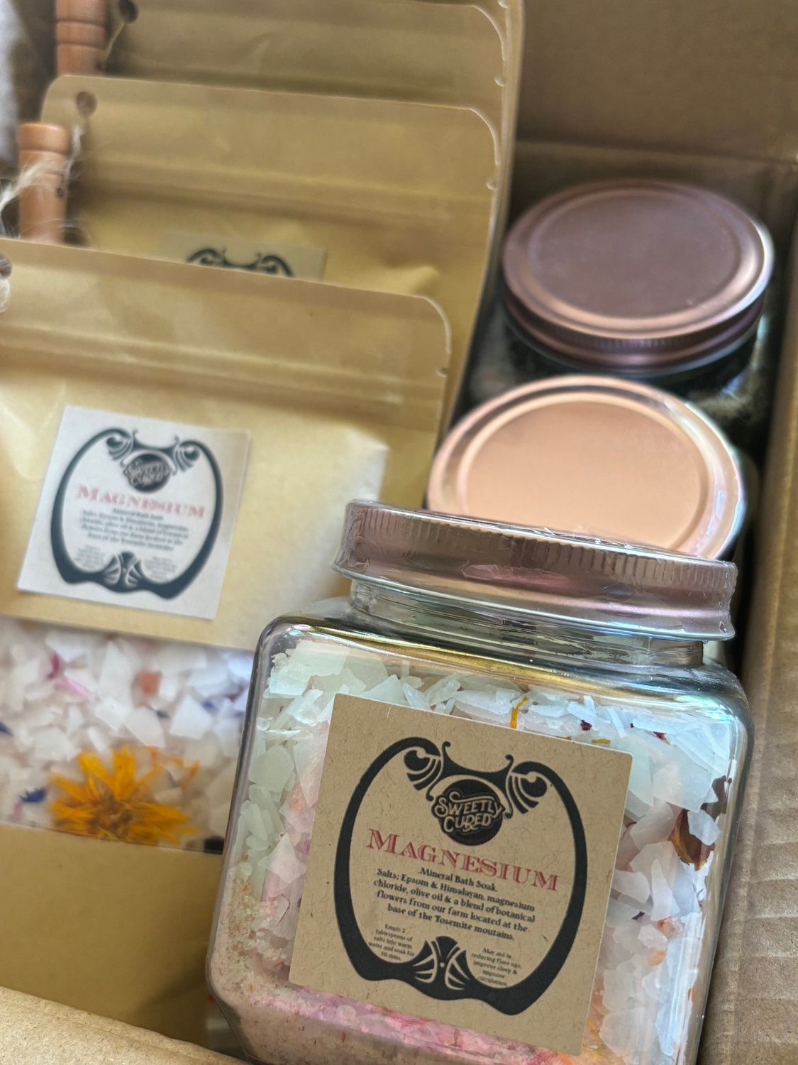 Mineral bath soak