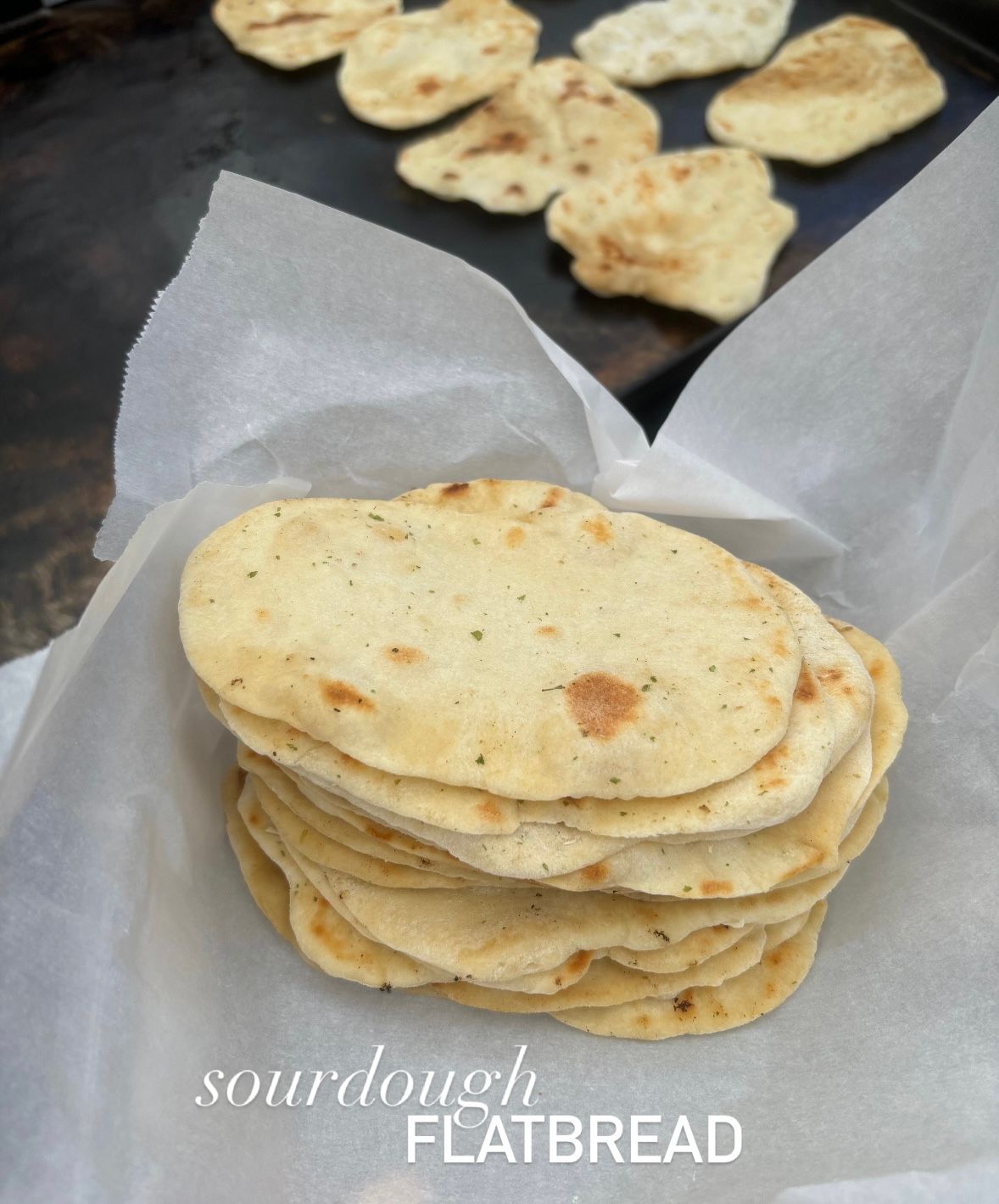 Sourdough flatbread (12count)
